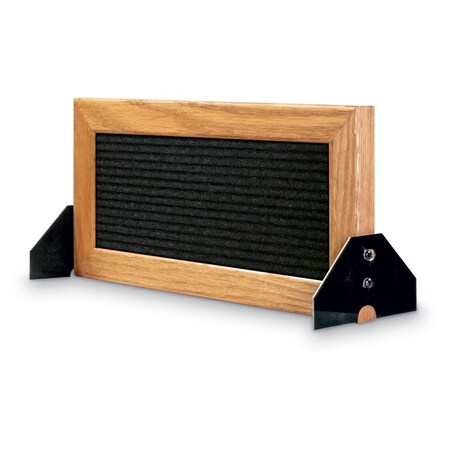 United Visual Products Indoor Enclosed Combo Board, 48"x36", Gold Frame/Black & Rubber UVCB4836G-BLACK-RUBBER
